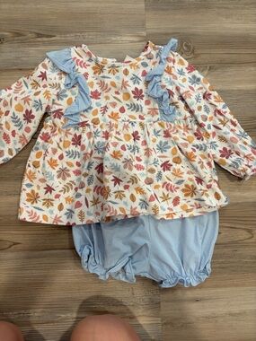 Baby Girl Fall Diaper Set